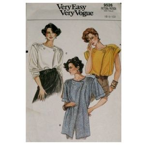 VTG 1986 Vogue #9526 sewing patterns
